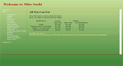 Desktop Screenshot of mito-sushi.com